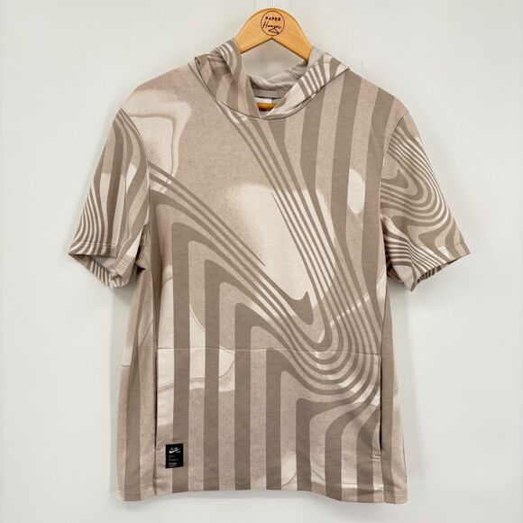 NIKE YOGA DRI FIT TERRY MEN A.I.R. ROBBIE SIMON HOODIE Medium DM5897-030 - Picture 2 of 11